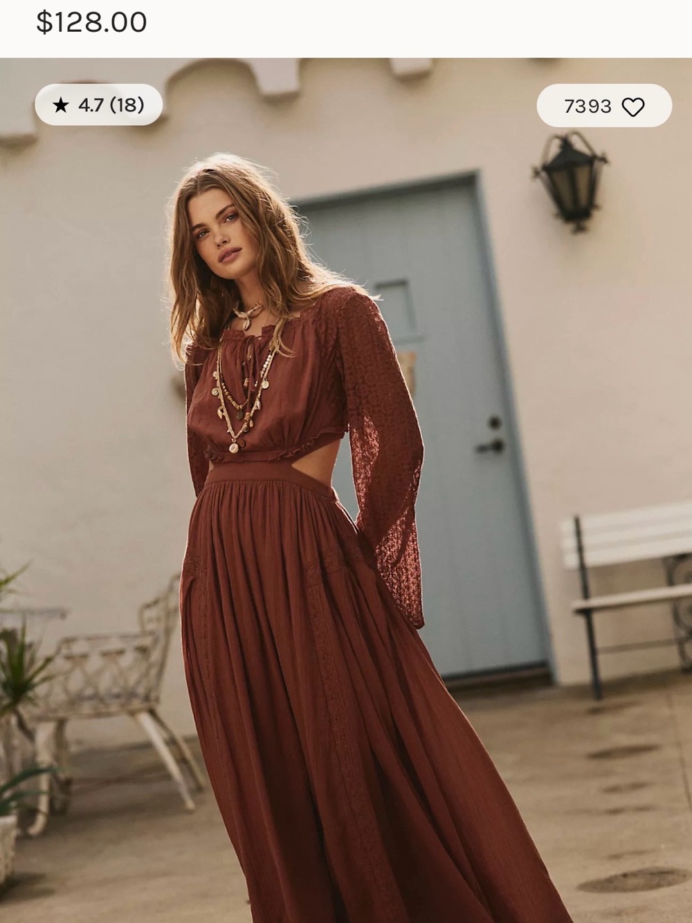 Free People Lacie Maxi Dress nwt